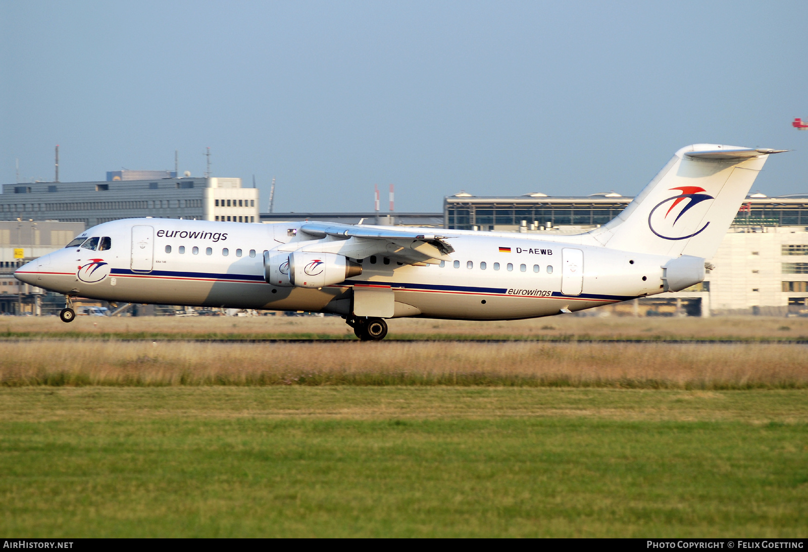 Aircraft Photo of D-AEWB | British Aerospace BAe-146-300 | Eurowings | AirHistory.net #557574