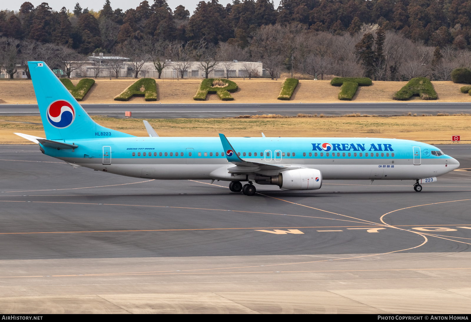 Aircraft Photo of HL8223 | Boeing 737-9B5/ER | Korean Air | AirHistory.net #557575