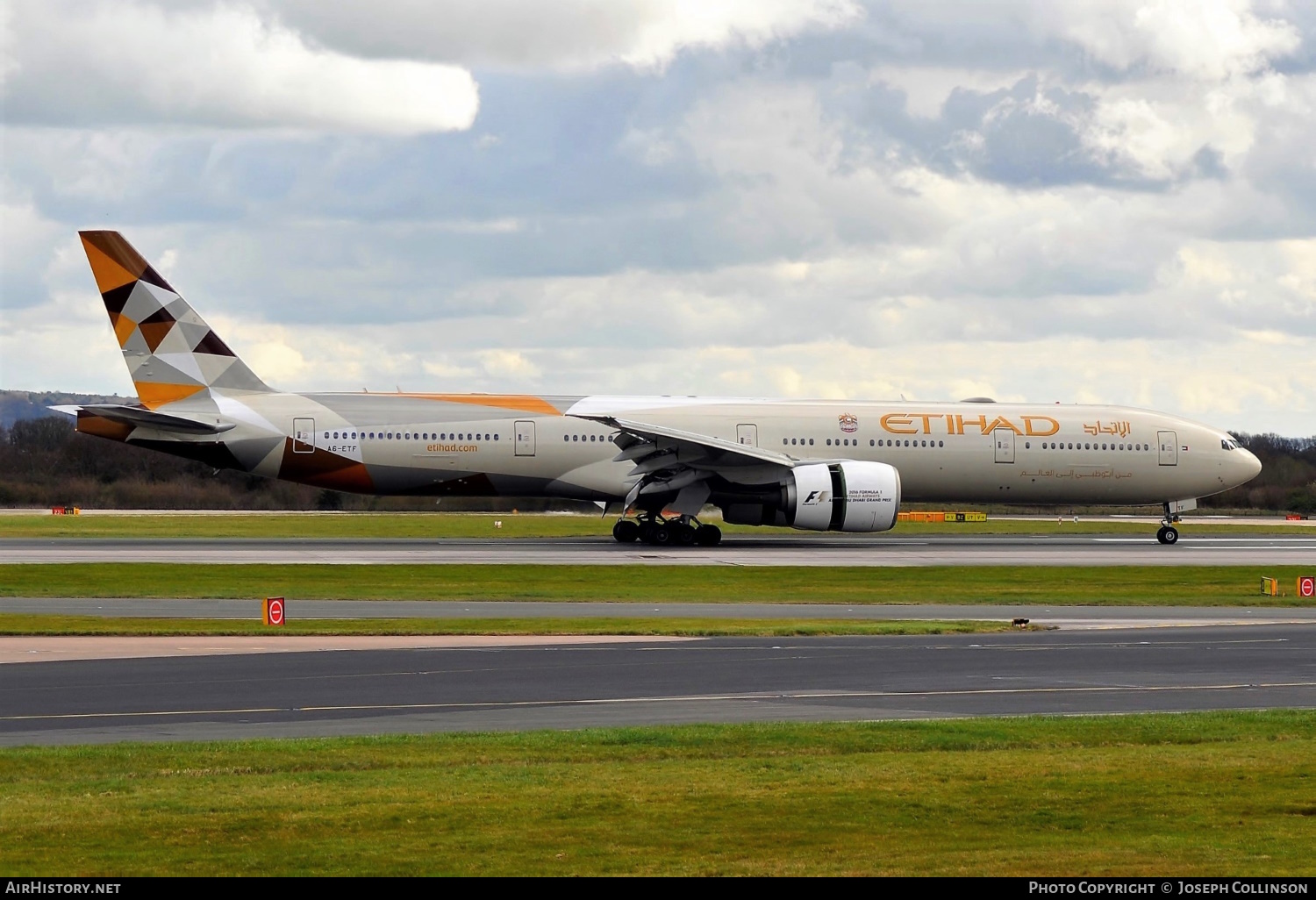 Aircraft Photo of A6-ETF | Boeing 777-3FX/ER | Etihad Airways | AirHistory.net #557587