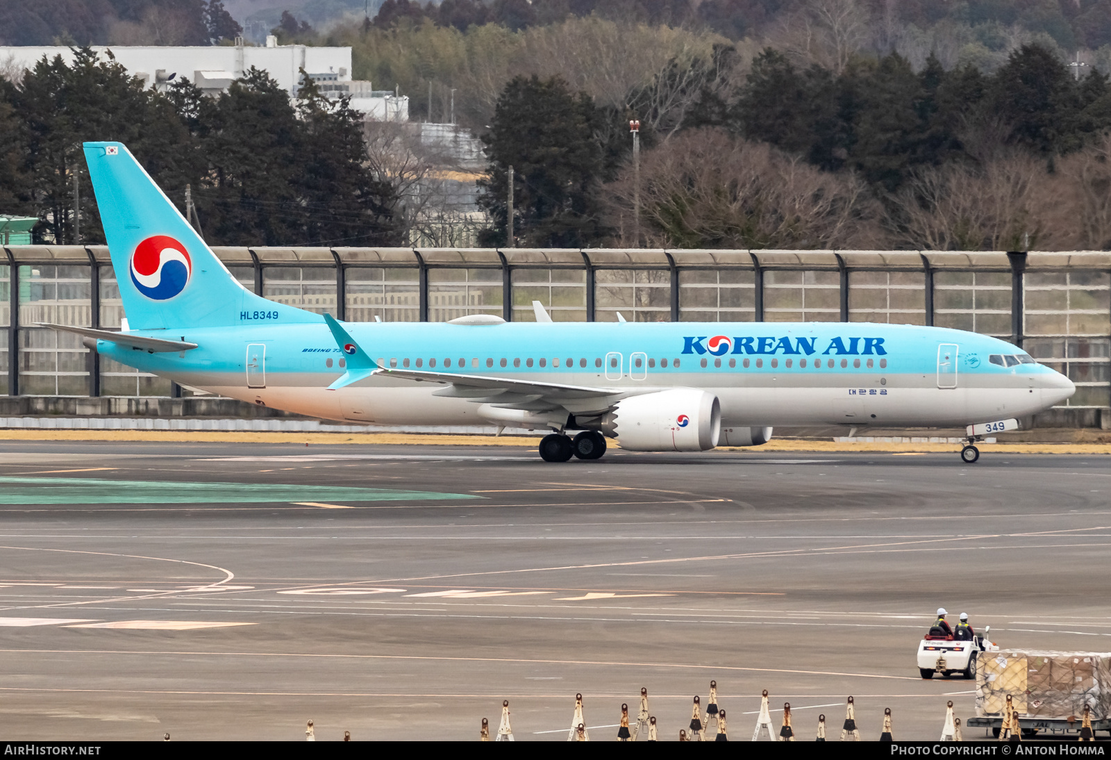 Aircraft Photo of HL8349 | Boeing 737-8 Max 8 | Korean Air | AirHistory.net #557588