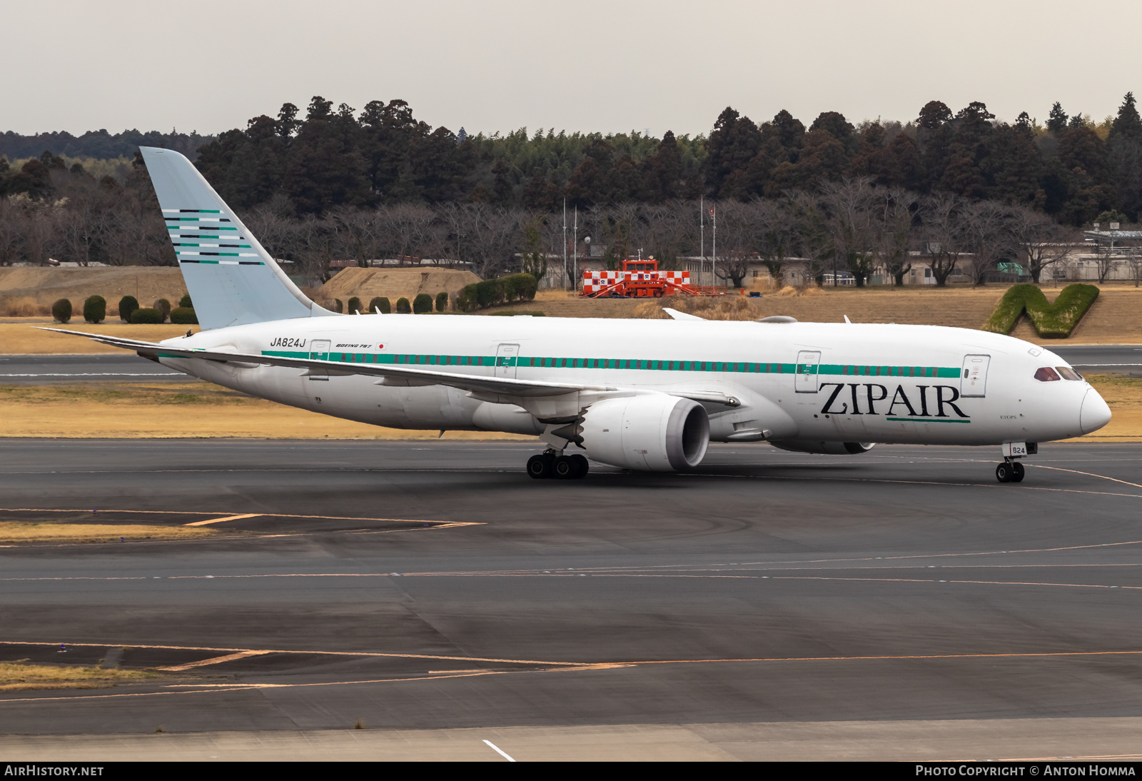 Aircraft Photo of JA824J | Boeing 787-8 Dreamliner | ZipAir | AirHistory.net #557592