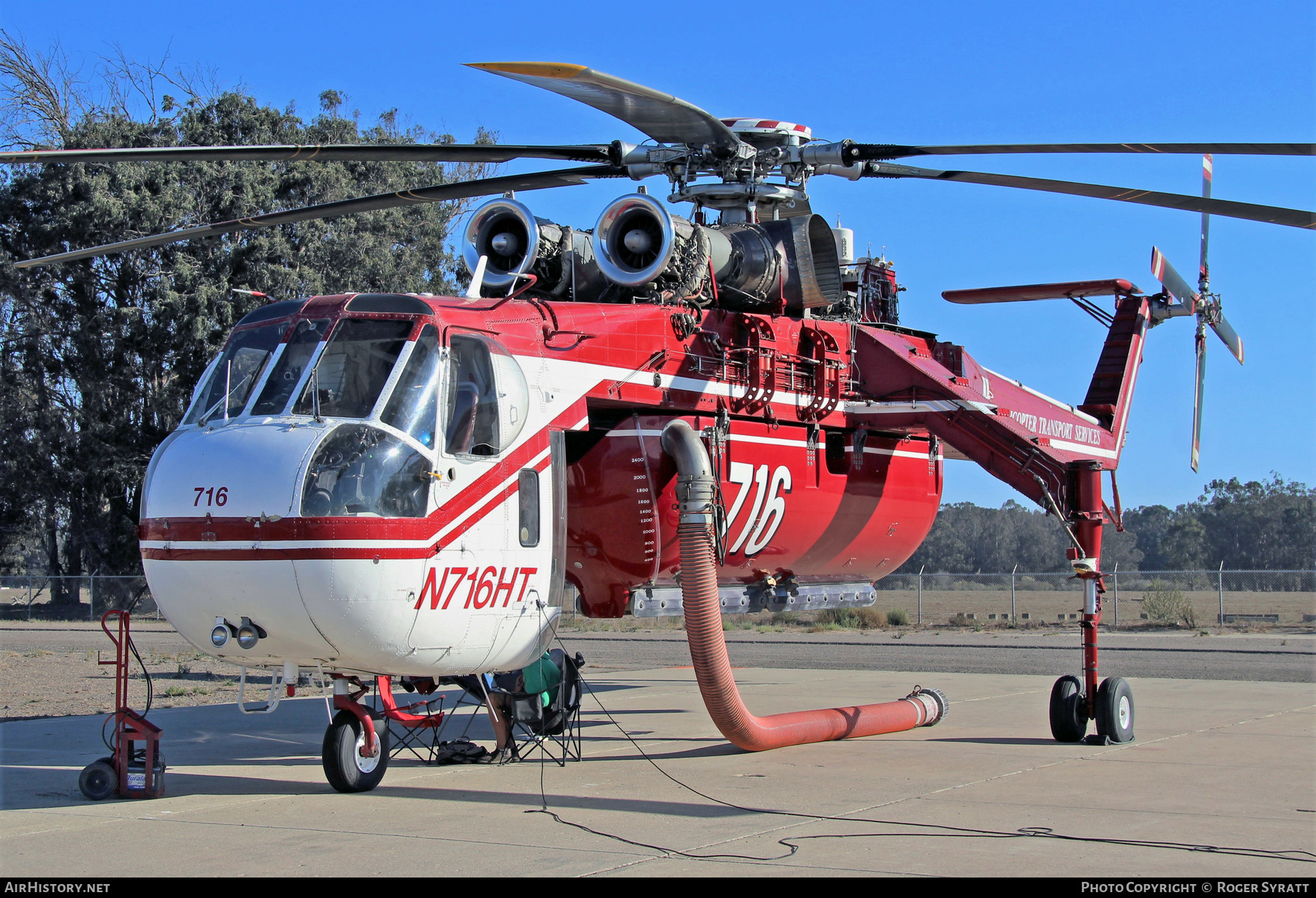 Aircraft Photo of N716HT | Sikorsky CH-54B Tarhe (S-64B) | HTS - Helicopter Transport Services | AirHistory.net #557596