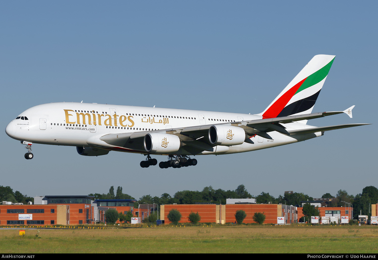Aircraft Photo of A6-EEI | Airbus A380-861 | Emirates | AirHistory.net #557628
