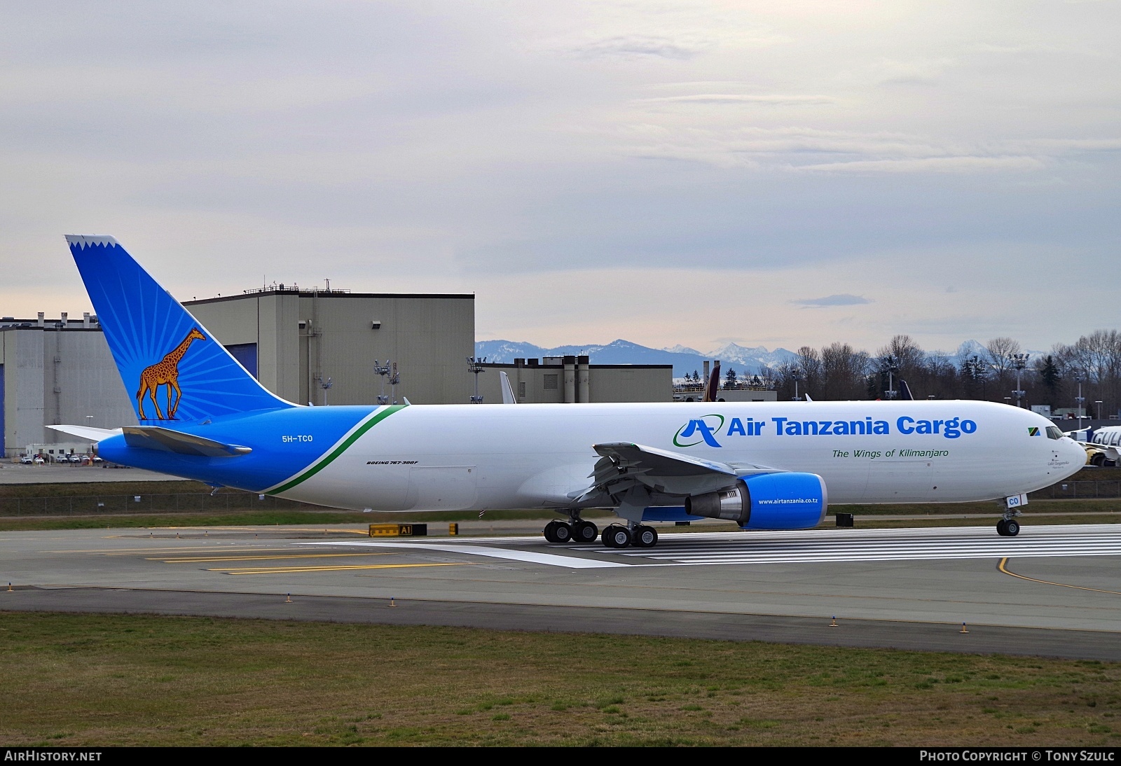 Aircraft Photo of 5HTCO Boeing 767300F Air Tanzania AirHistory