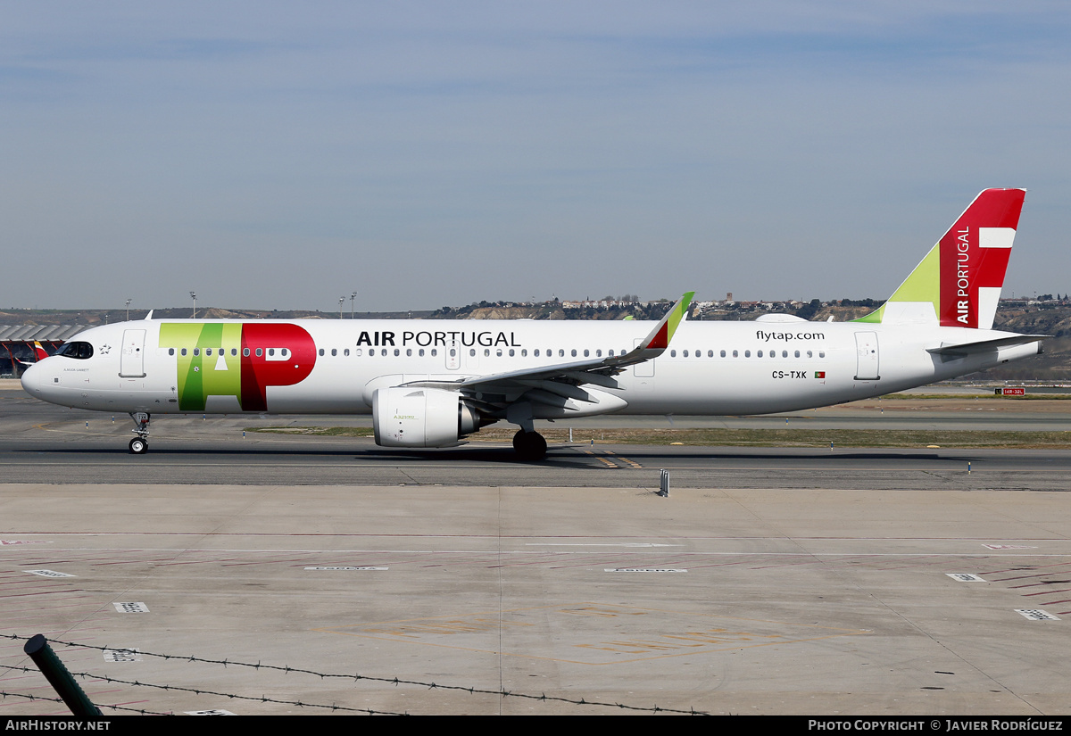 Aircraft Photo of CS-TXK | Airbus A321-251NX | TAP Air Portugal | AirHistory.net #557651