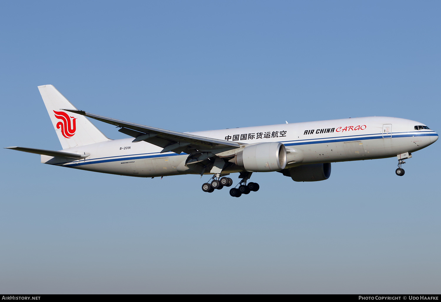 Aircraft Photo of B-2091 | Boeing 777-FFT | Air China Cargo | AirHistory.net #557660