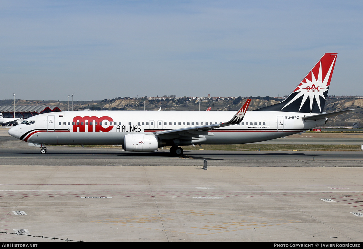 Aircraft Photo of SU-BPZ | Boeing 737-86N | AMC Airlines | AirHistory.net #557663