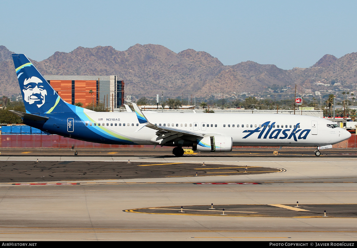 Aircraft Photo of N318AS | Boeing 737-990 | Alaska Airlines | AirHistory.net #557672