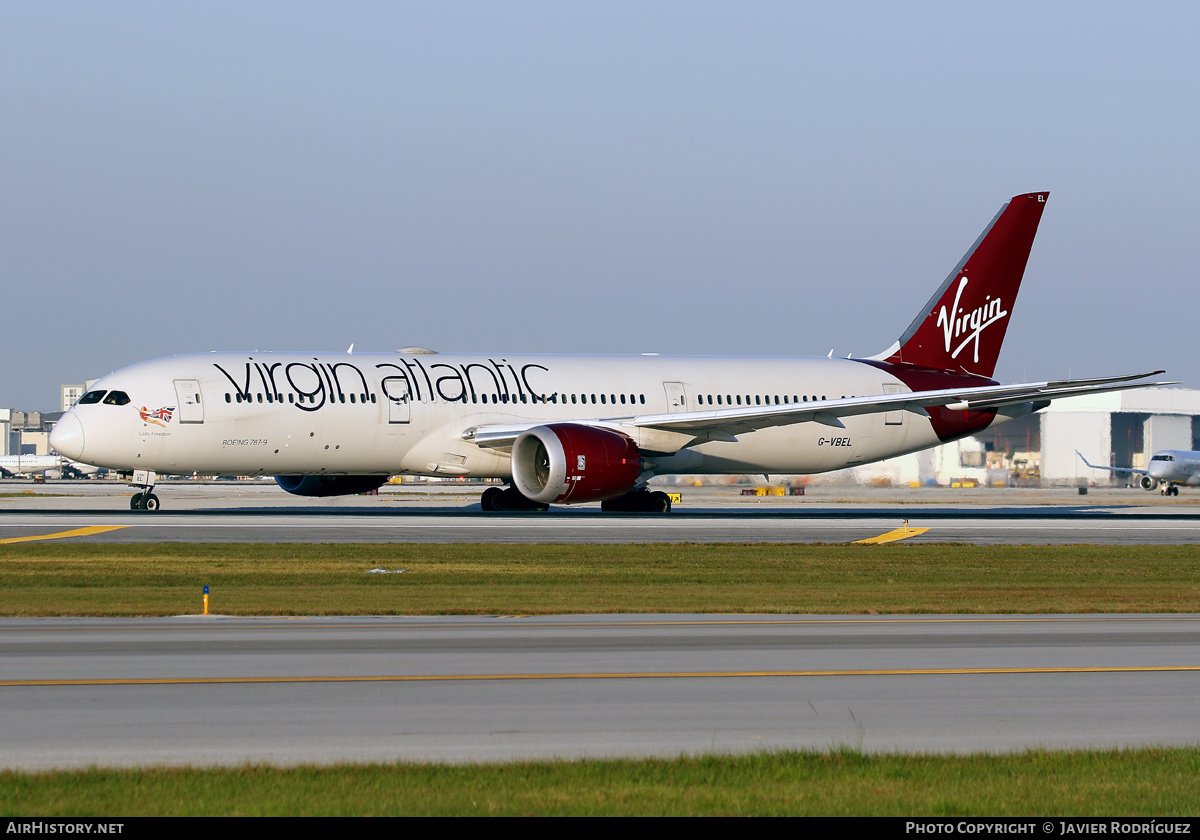 Aircraft Photo of G-VBEL | Boeing 787-9 Dreamliner | Virgin Atlantic Airways | AirHistory.net #557673