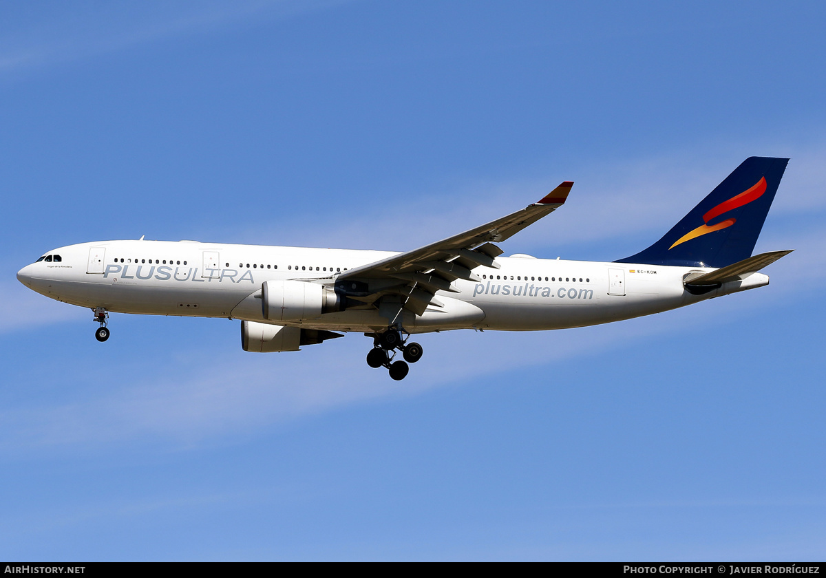 Aircraft Photo of EC-KOM | Airbus A330-202 | Plus Ultra Líneas Aéreas | AirHistory.net #557674