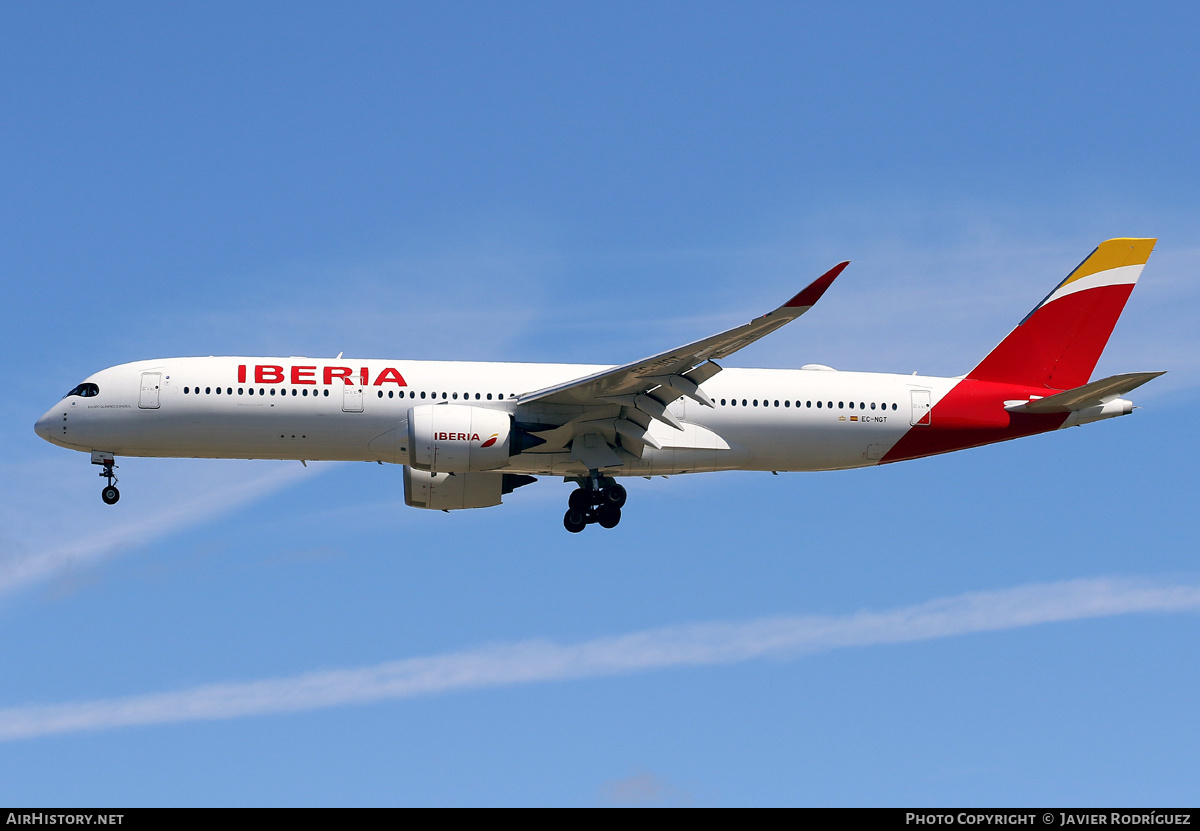 Aircraft Photo of EC-NGT | Airbus A350-941 | Iberia | AirHistory.net #557686