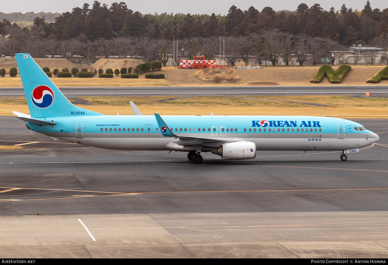 Aircraft Photo of HL8249 | Boeing 737-9B5/ER | Korean Air | AirHistory.net #557702