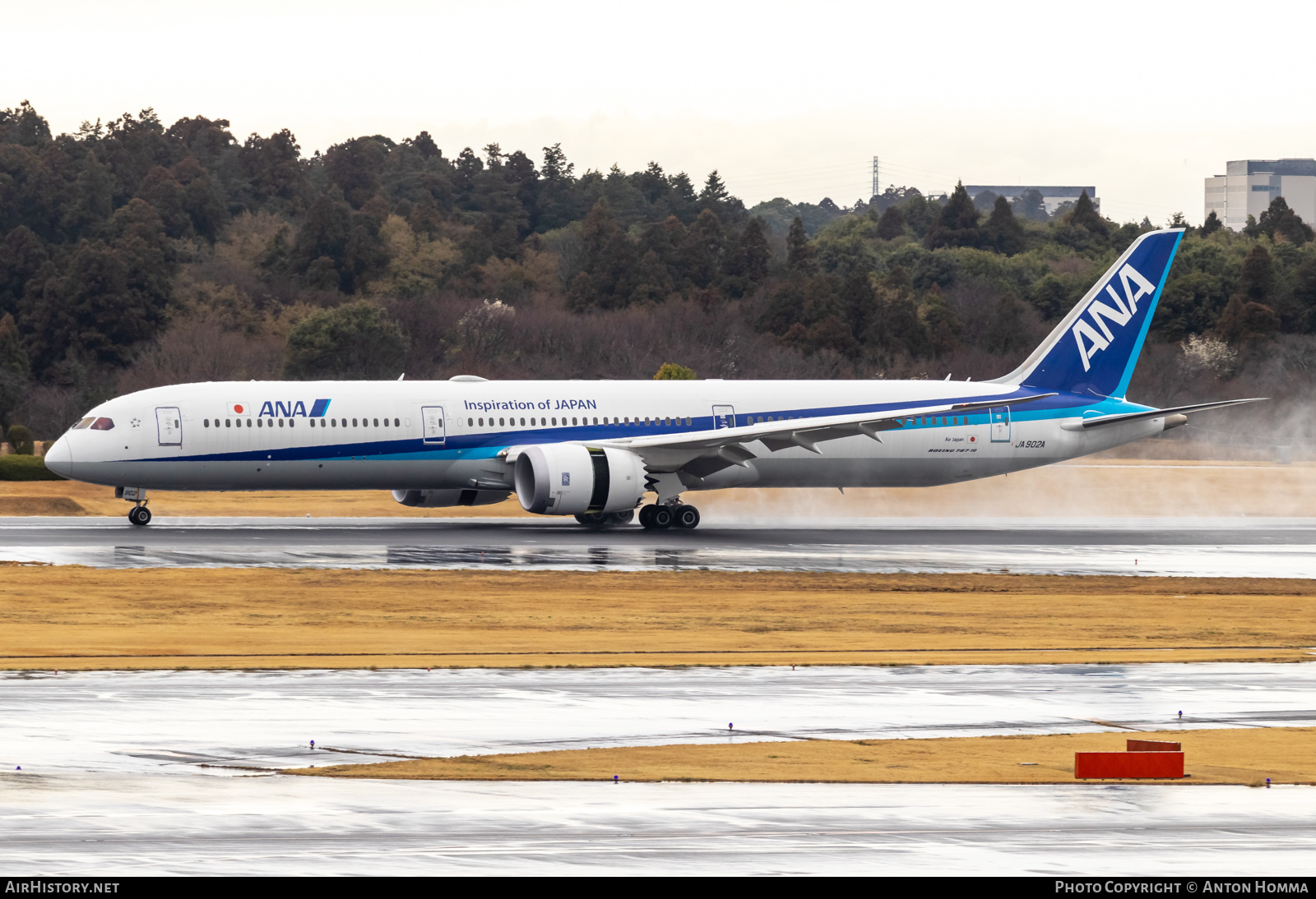 Aircraft Photo of JA902A | Boeing 787-10 Dreamliner | All Nippon Airways - ANA | AirHistory.net #557714