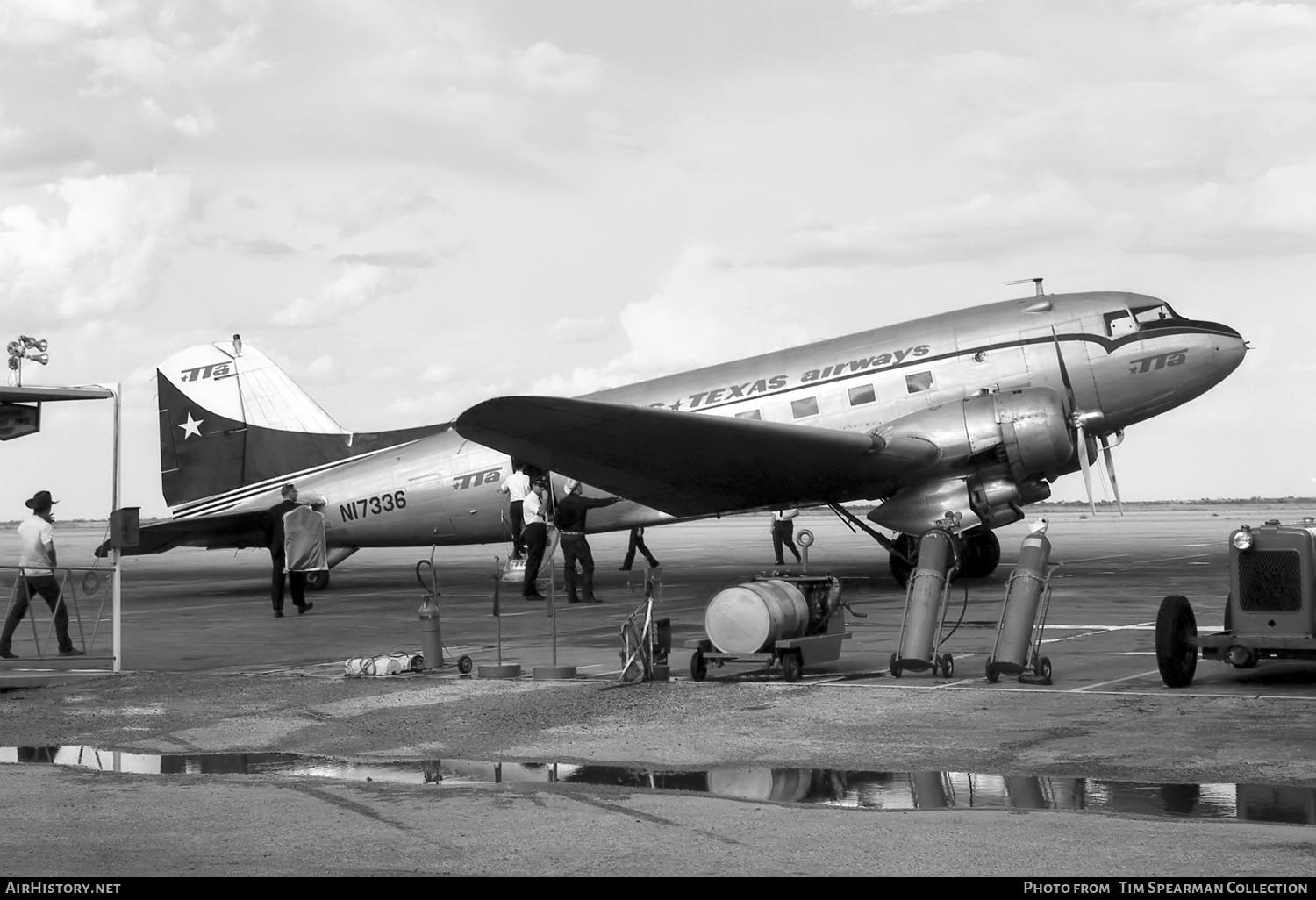 Aircraft Photo of N17336 | Douglas DC-3A | TTA - Trans-Texas Airways | AirHistory.net #557727