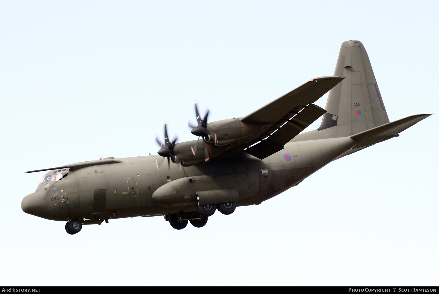 Aircraft Photo of ZH885 | Lockheed Martin C-130J Hercules C5 | UK - Air Force | AirHistory.net #557753