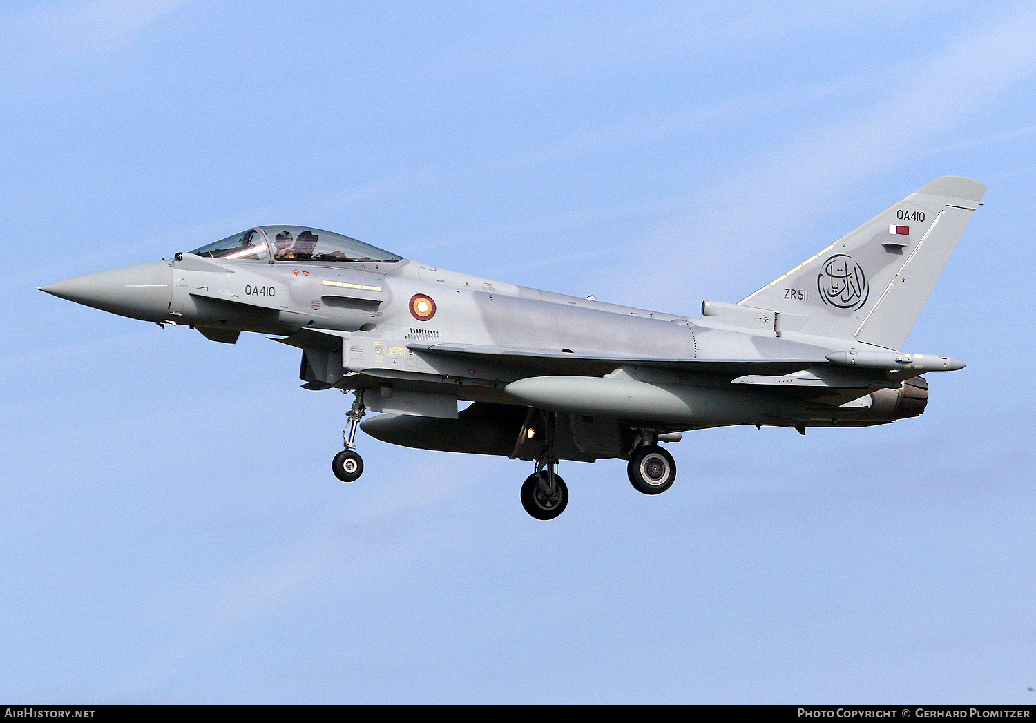 Aircraft Photo of QA410 / ZR511 | Eurofighter EF-2000 Typhoon | Qatar - Air Force | AirHistory.net #557759