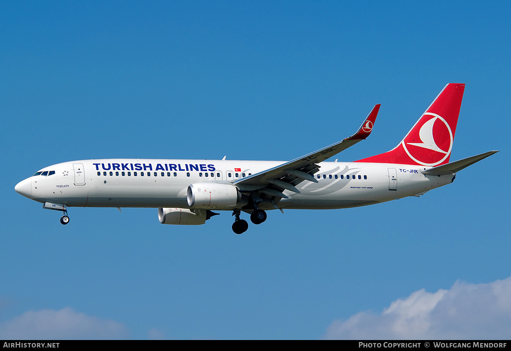 Aircraft Photo of TC-JHK | Boeing 737-8F2 | Turkish Airlines | AirHistory.net #557797
