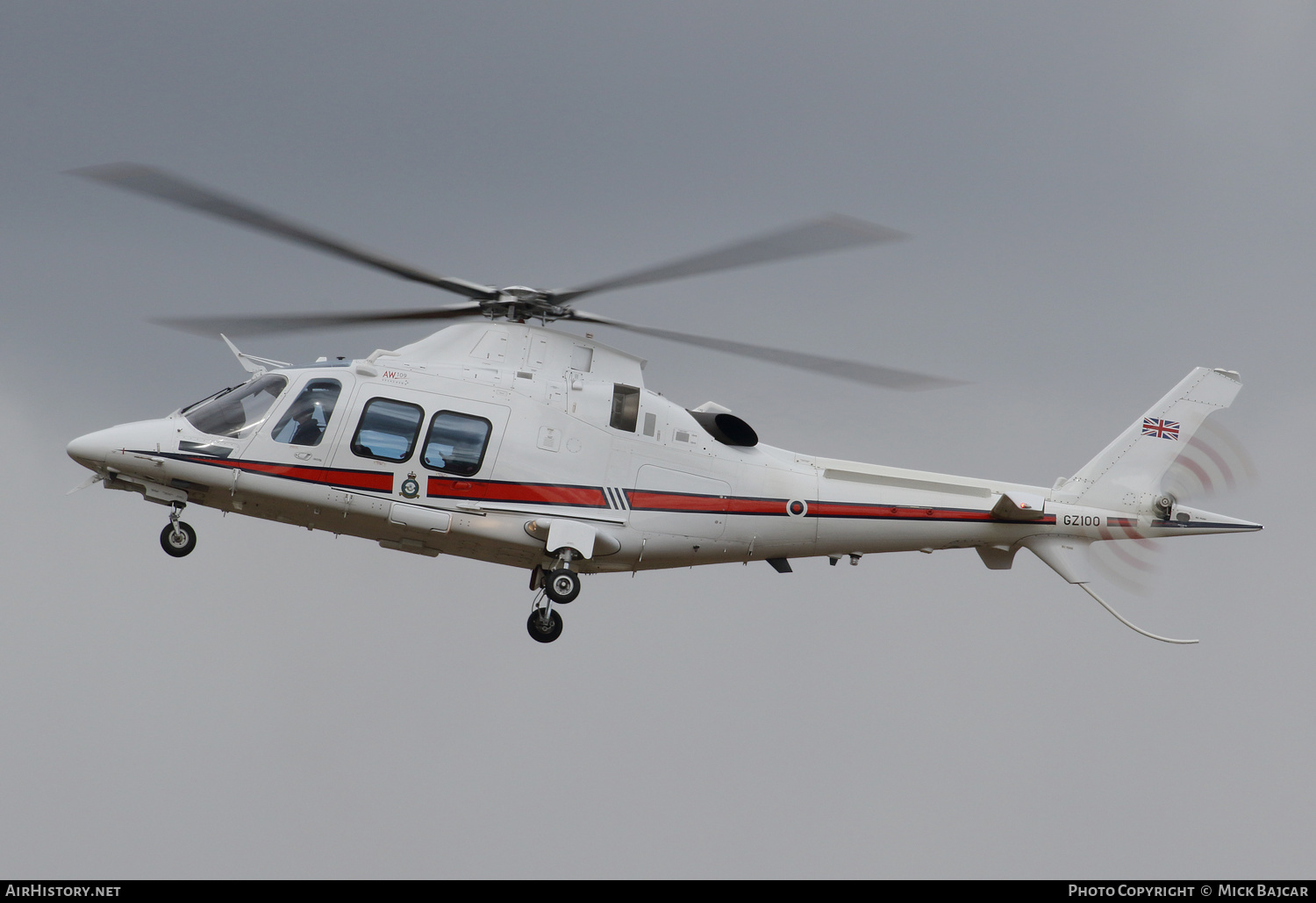 Aircraft Photo of GZ100 | AgustaWestland AW-109SP GrandNew | UK - Air Force | AirHistory.net #557804