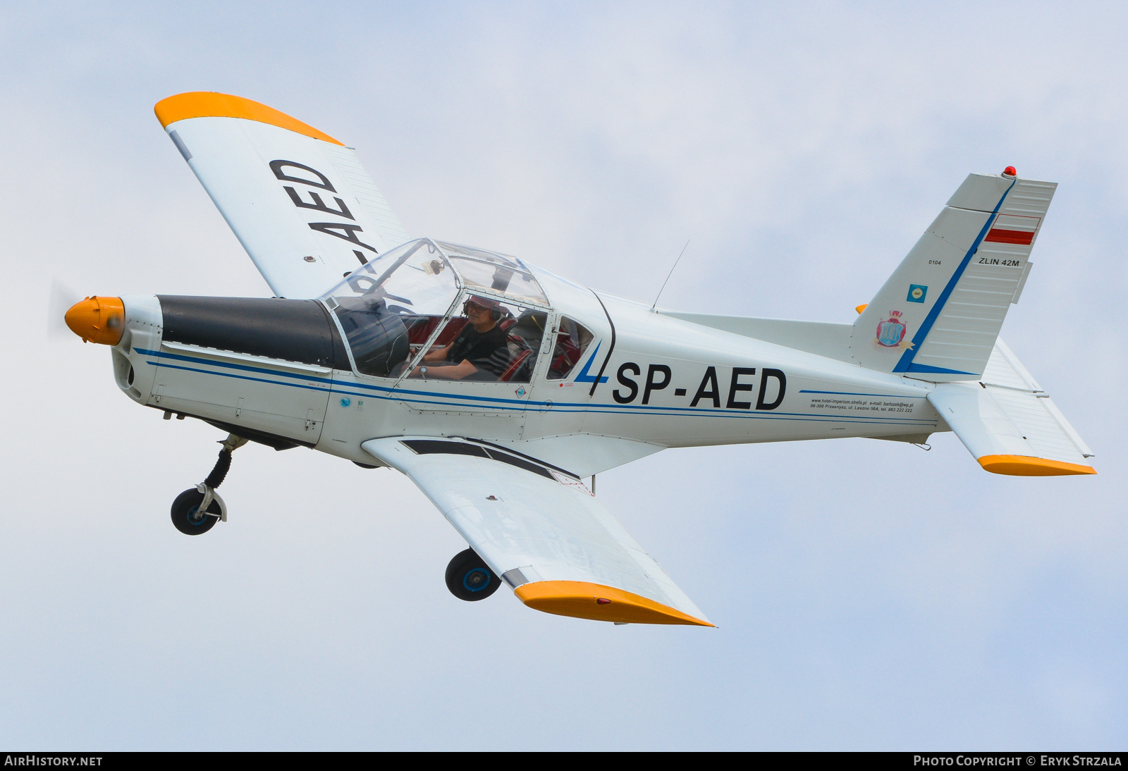 Aircraft Photo of SP-AED | Zlin Z-42M | AirHistory.net #557808