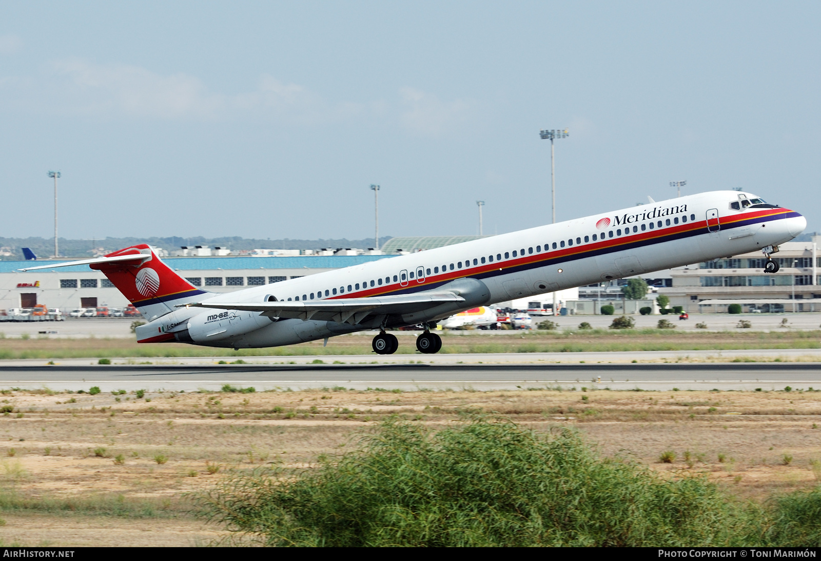 Aircraft Photo of I-SMER | McDonnell Douglas MD-82 (DC-9-82) | Meridiana | AirHistory.net #557809
