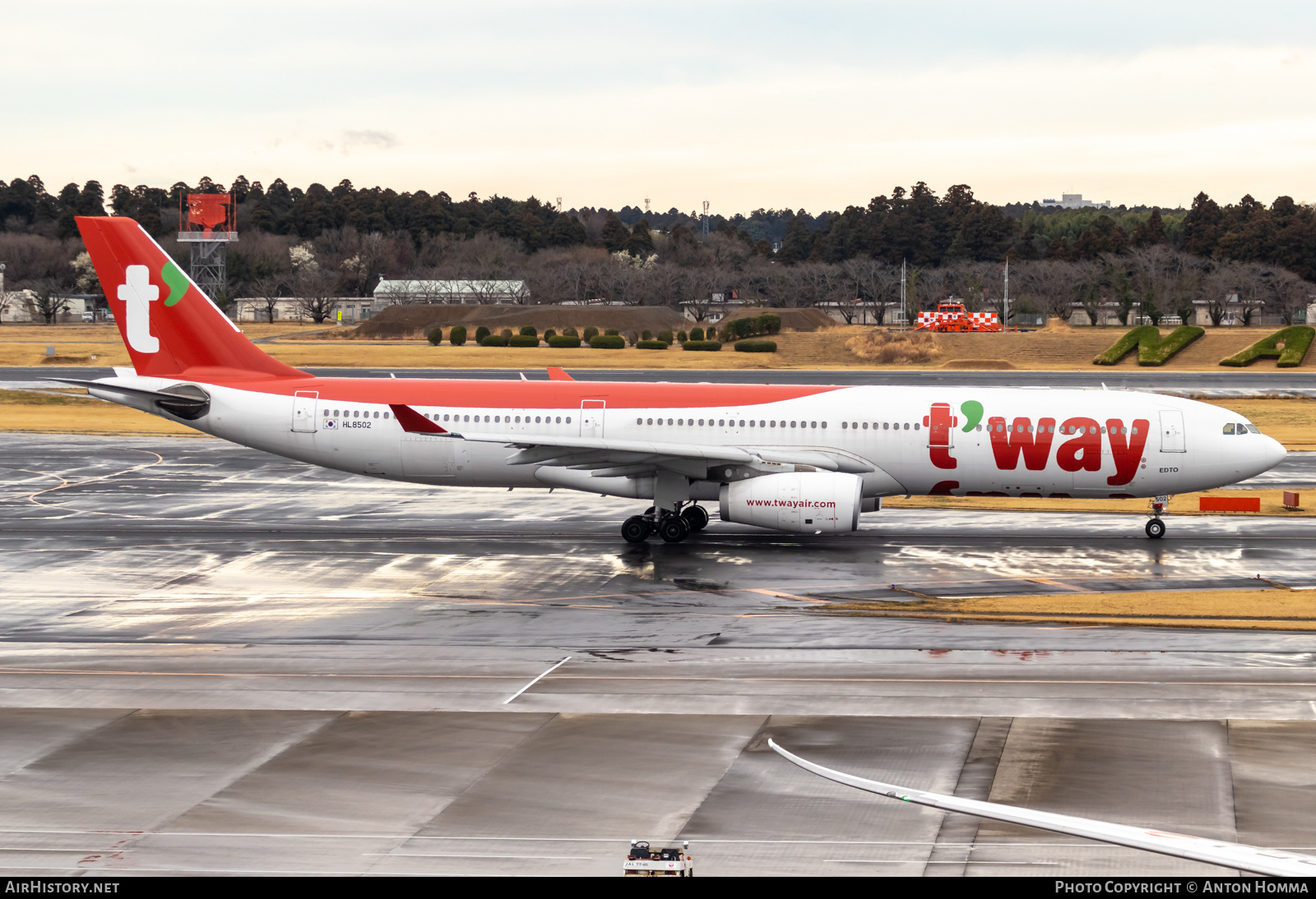 Aircraft Photo of HL8502 | Airbus A330-343 | T'way Air | AirHistory.net #557820