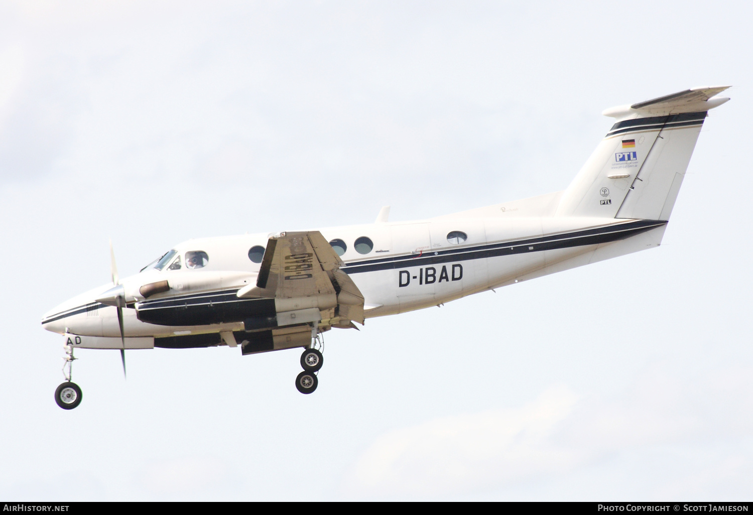 Aircraft Photo of D-IBAD | Beech B200 Super King Air | PTL Luftfahrtunternehmen | AirHistory.net #557829
