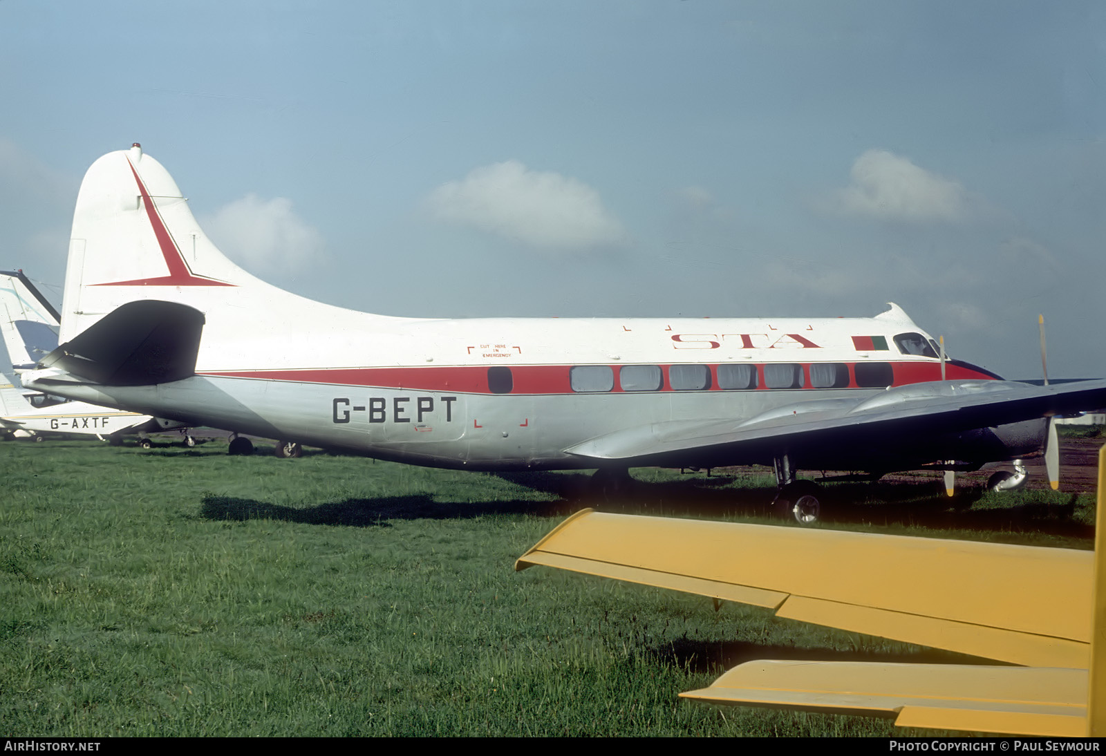 Aircraft Photo of G-BEPT | De Havilland D.H. 114 Heron 2 | STA - Sao Tome Airlines | AirHistory.net #557832