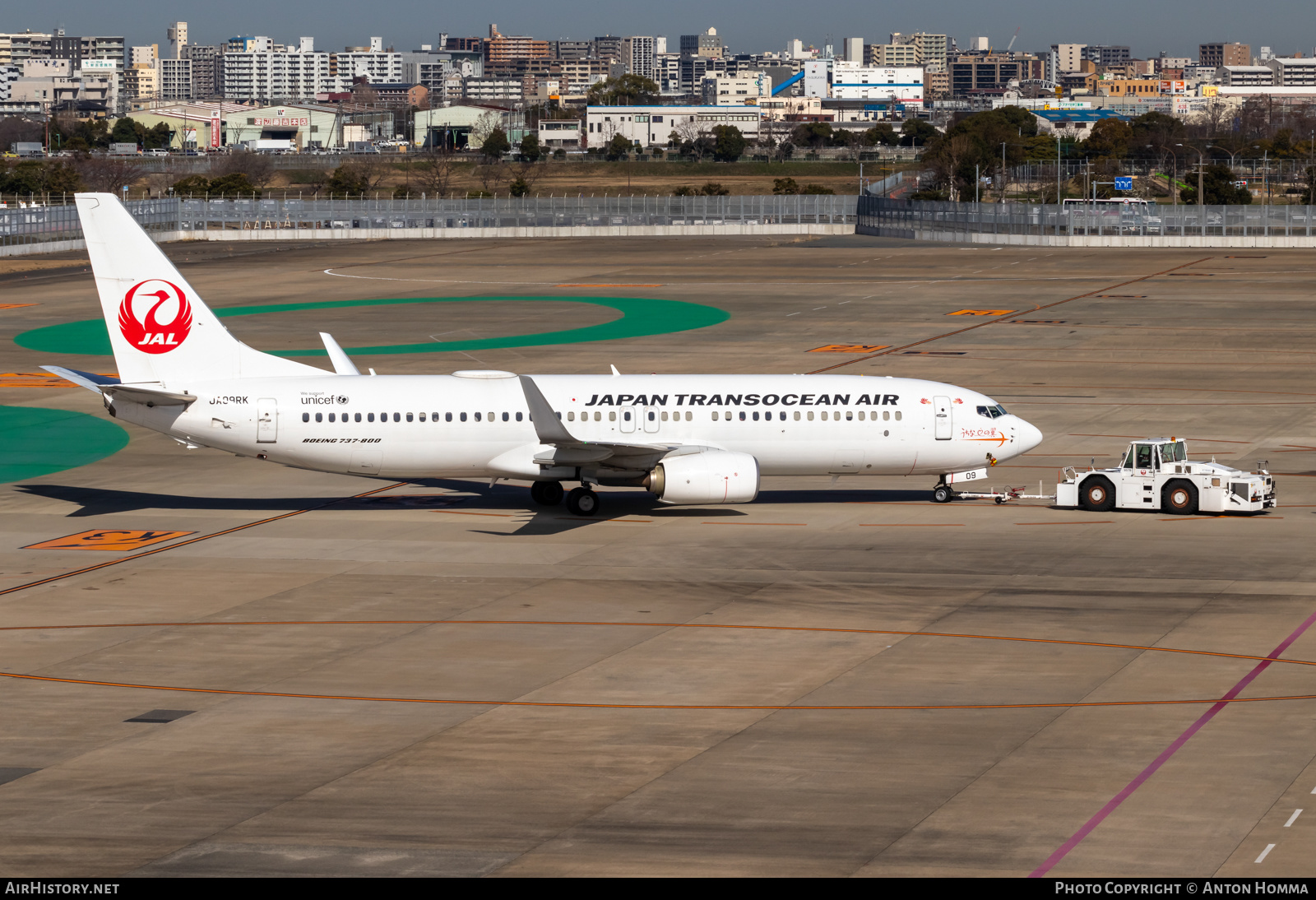 Aircraft Photo of JA09RK | Boeing 737-800 | Japan TransOcean Air - JTA | AirHistory.net #557842