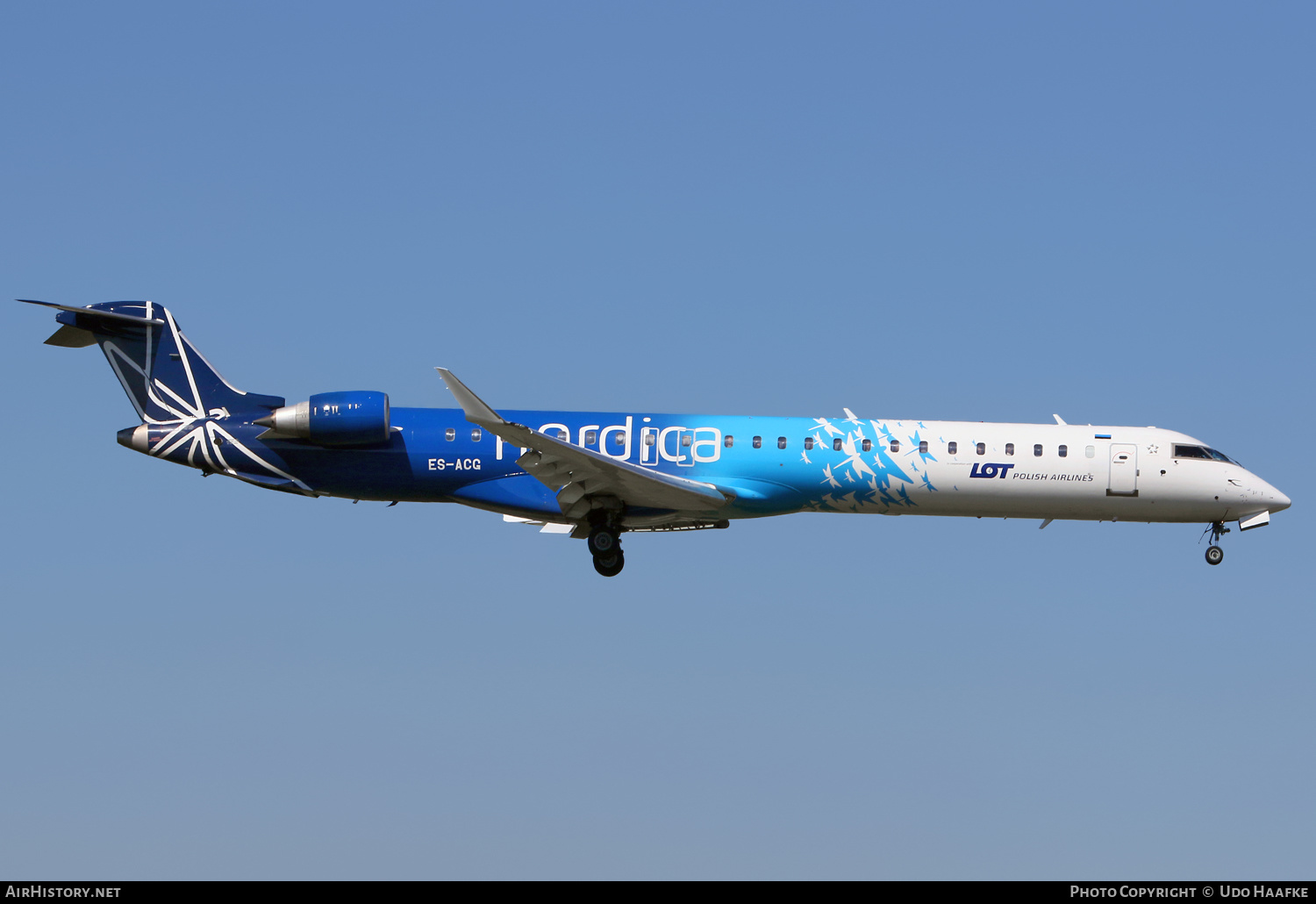 Aircraft Photo of ES-ACG | Bombardier CRJ-900 (CL-600-2D24) | Nordica | AirHistory.net #557853