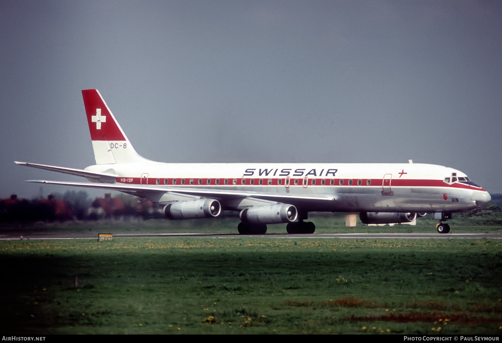 Aircraft Photo of HB-IDF | McDonnell Douglas DC-8-62 | Swissair | AirHistory.net #557895