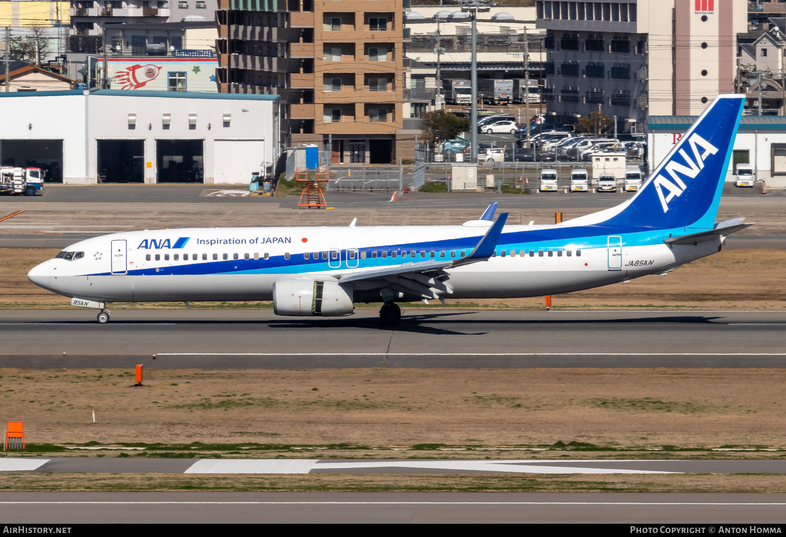 Aircraft Photo of JA85AN | Boeing 737-881 | All Nippon Airways - ANA | AirHistory.net #557908