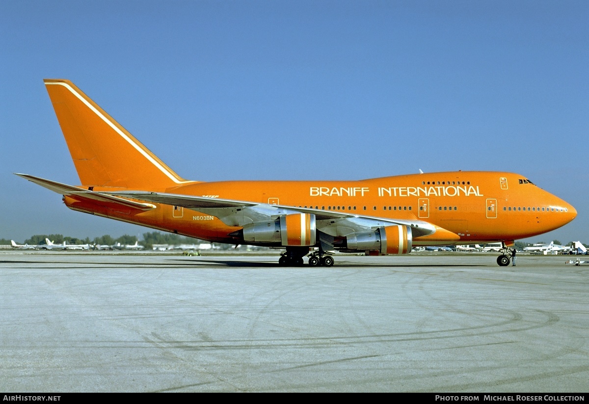 Aircraft Photo of N603BN | Boeing 747SP-27 | Braniff International Airways | AirHistory.net #557913