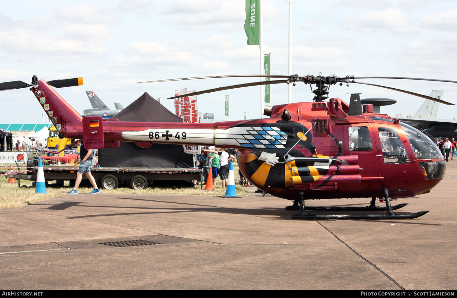 Aircraft Photo of 8649 | MBB BO-105P (PAH-1A1) | Germany - Army | AirHistory.net #557914