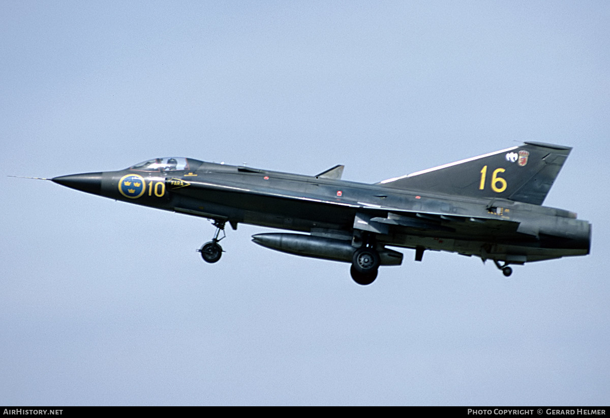 Aircraft Photo of 35616 | Saab J35J Draken | Sweden - Air Force | AirHistory.net #557927
