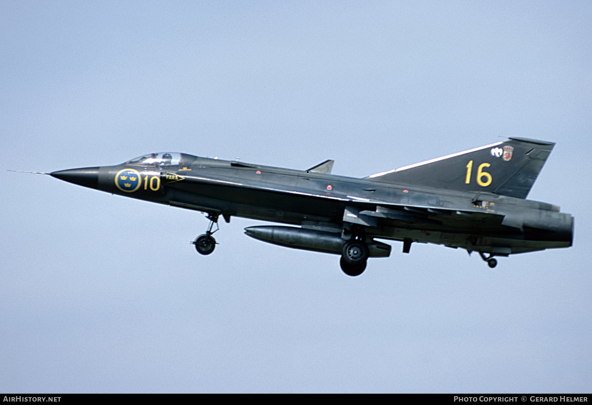 Aircraft Photo of 35616 | Saab J35F Draken | Sweden - Air Force | AirHistory.net #557927