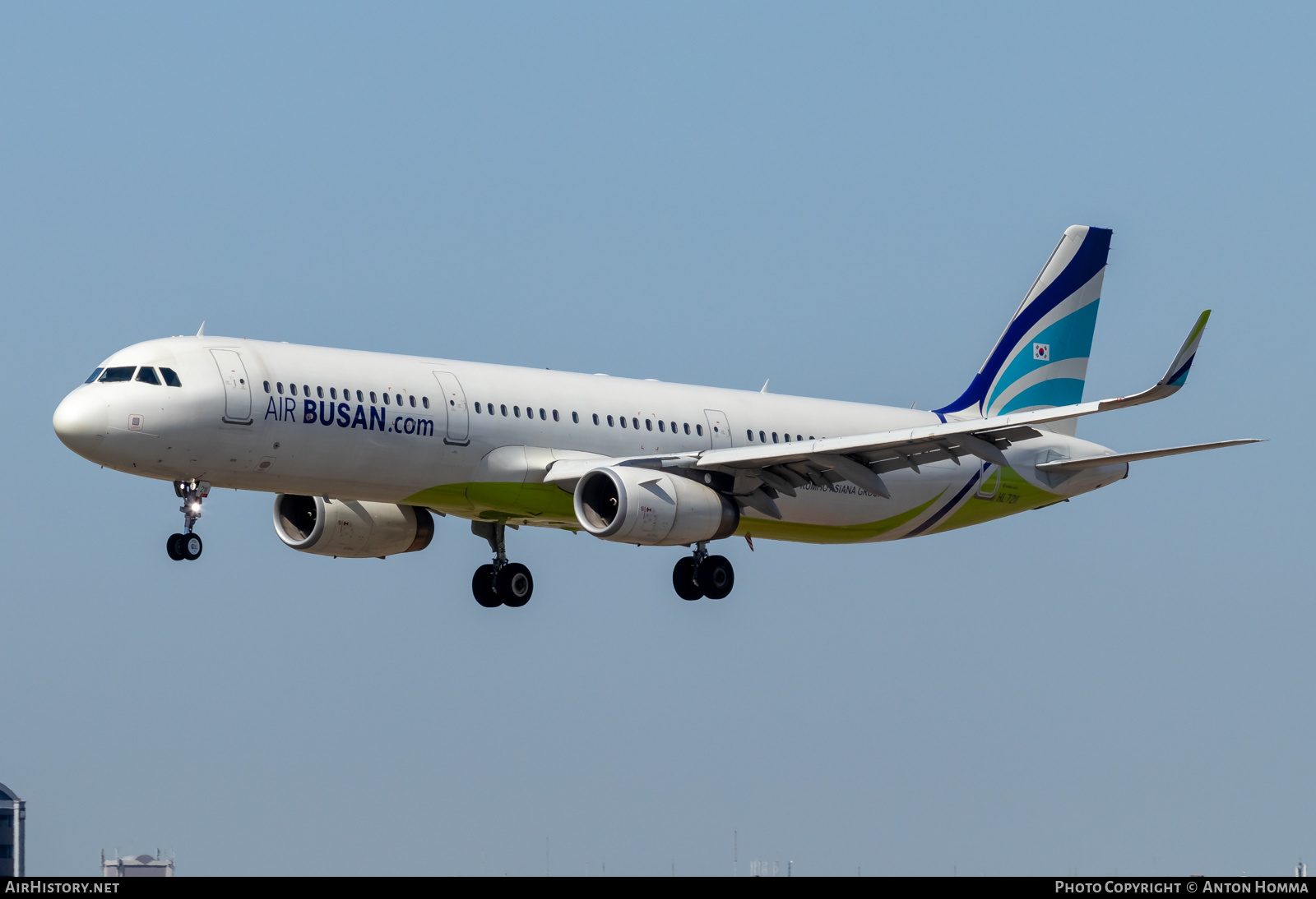 Aircraft Photo of HL7211 | Airbus A321-231 | Air Busan | AirHistory.net #557943