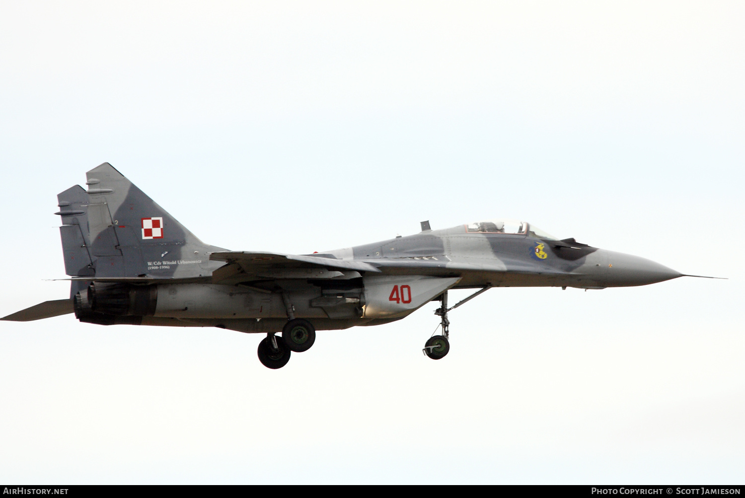 Aircraft Photo of 40 | Mikoyan-Gurevich MiG-29M | Poland - Air Force | AirHistory.net #557964