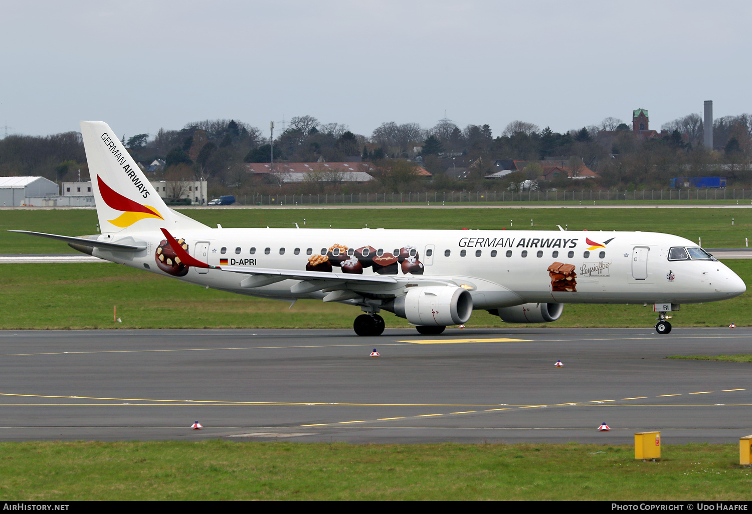 Aircraft Photo of D-APRI | Embraer 190LR (ERJ-190-100LR) | German Airways | AirHistory.net #557966