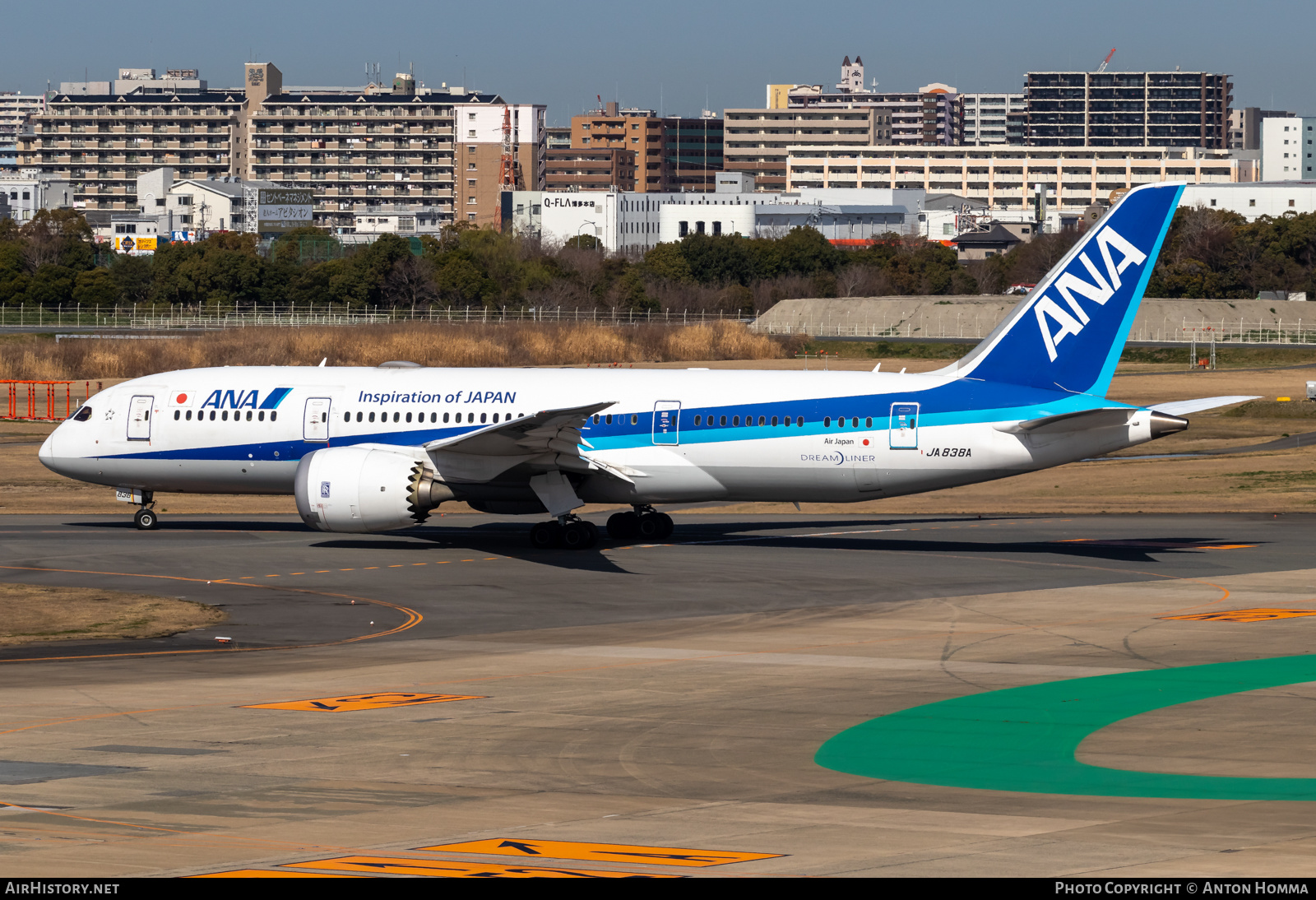 Aircraft Photo of JA838A | Boeing 787-8 Dreamliner | All Nippon Airways - ANA | AirHistory.net #557981