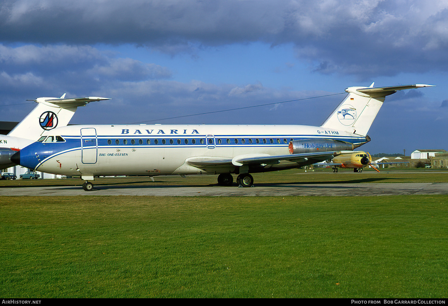 Aircraft Photo of G-AYHM | BAC 111-402AP One-Eleven | Bavaria Fluggesellschaft | AirHistory.net #557994