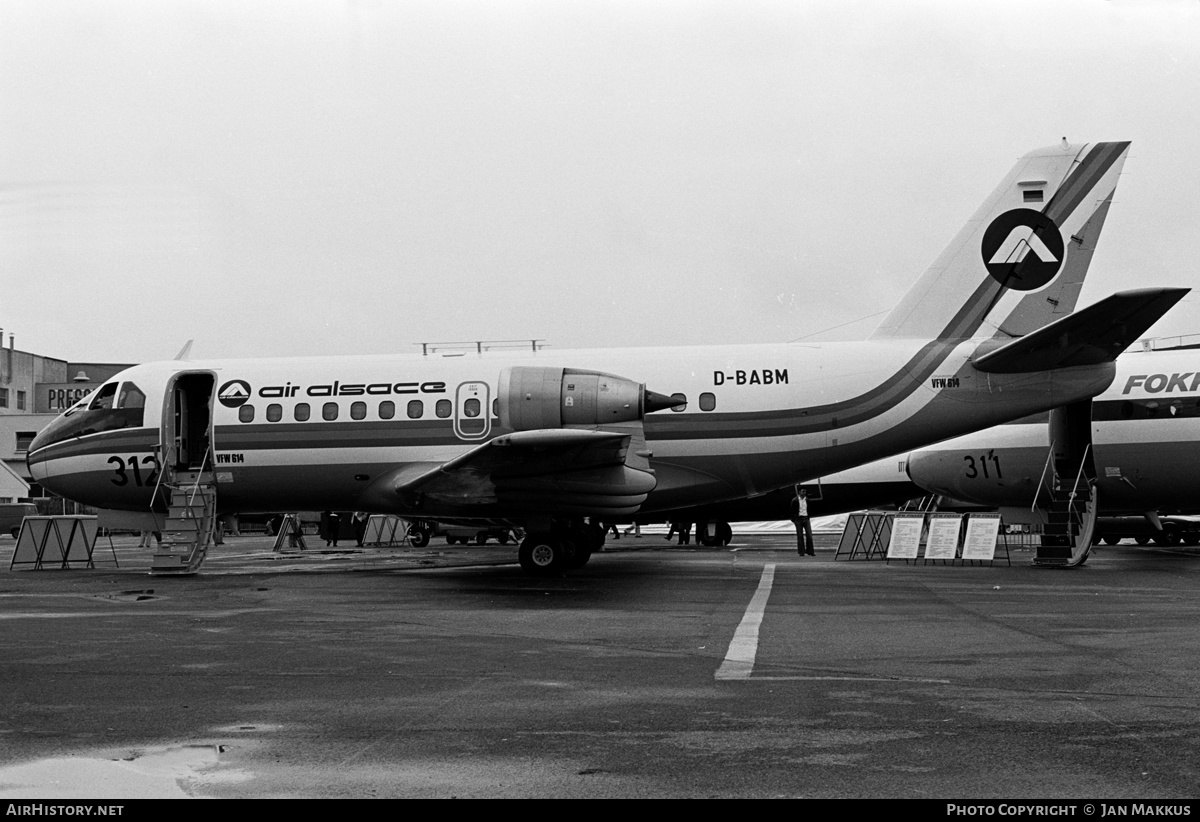 Aircraft Photo of D-BABM | VFW-Fokker VFW-614 | Air Alsace | AirHistory.net #557996