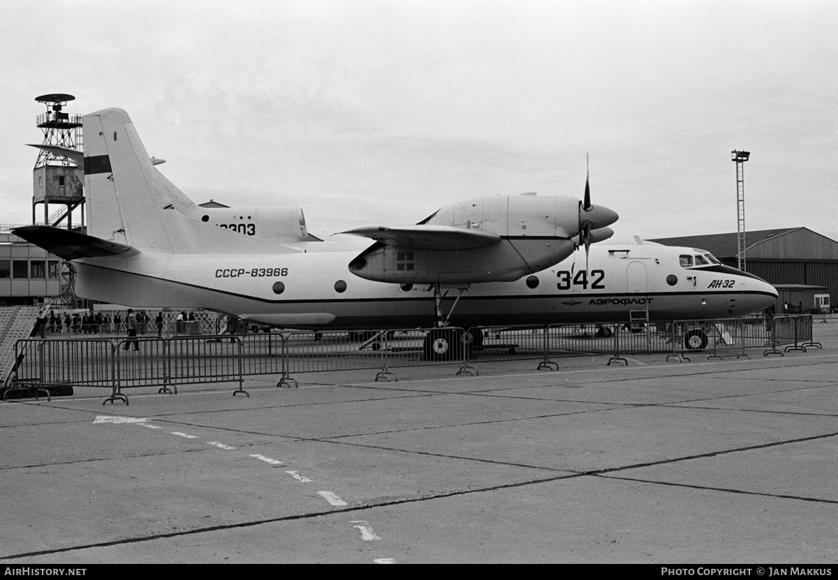 Aircraft Photo of CCCP-83966 | Antonov An-32 | Aeroflot | AirHistory.net #557997