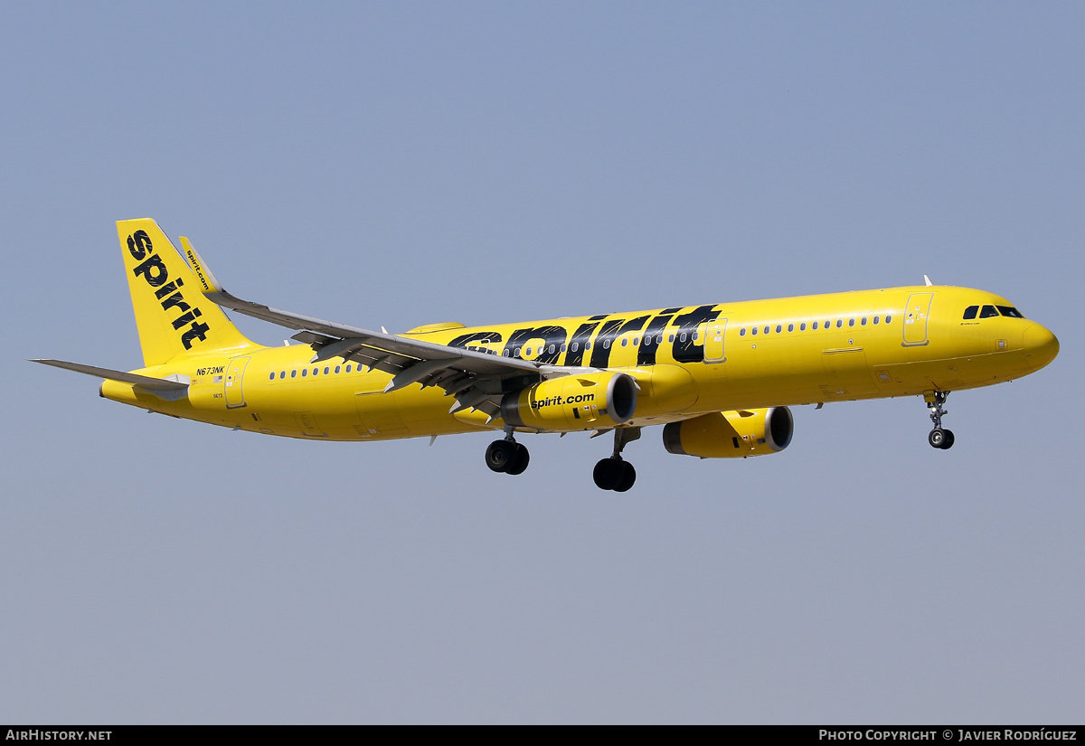 Aircraft Photo of N673NK | Airbus A321-231 | Spirit Airlines | AirHistory.net #558035