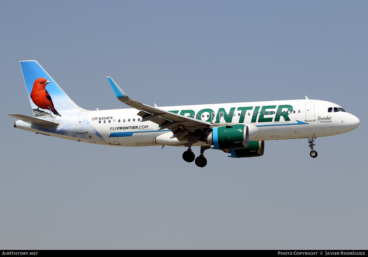 Aircraft Photo of N354FR | Airbus A320-251N | Frontier Airlines | AirHistory.net #558054
