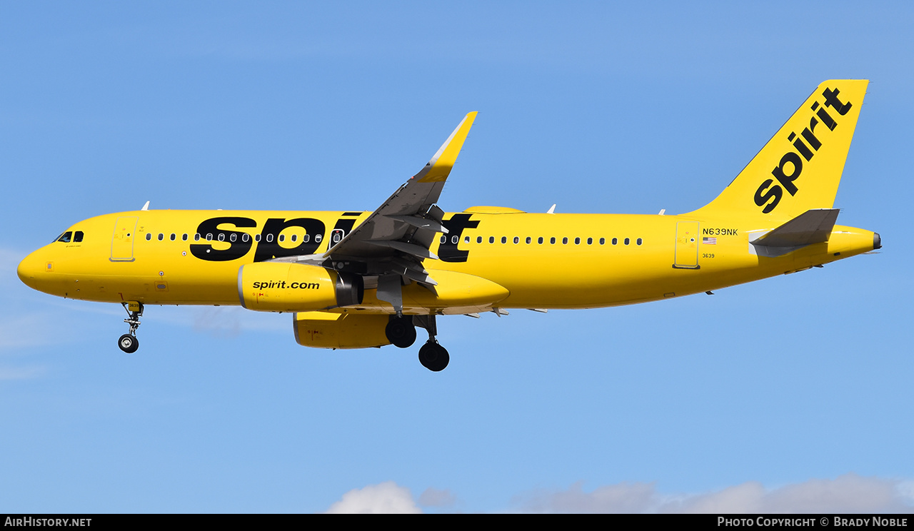 Aircraft Photo of N639NK | Airbus A320-232 | Spirit Airlines | AirHistory.net #558075
