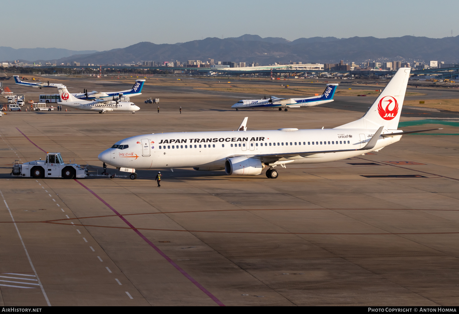 Aircraft Photo of JA03RK | Boeing 737-800 | Japan TransOcean Air - JTA | AirHistory.net #558090
