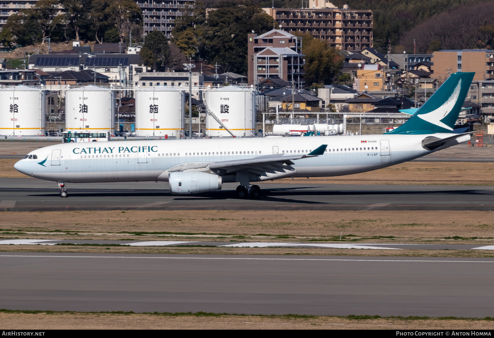 Aircraft Photo of B-LBF | Airbus A330-343E | Cathay Pacific Airways | AirHistory.net #558096