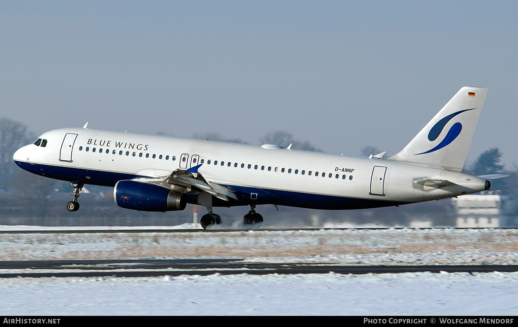 Aircraft Photo of D-ANNF | Airbus A320-232 | Blue Wings | AirHistory.net #558101