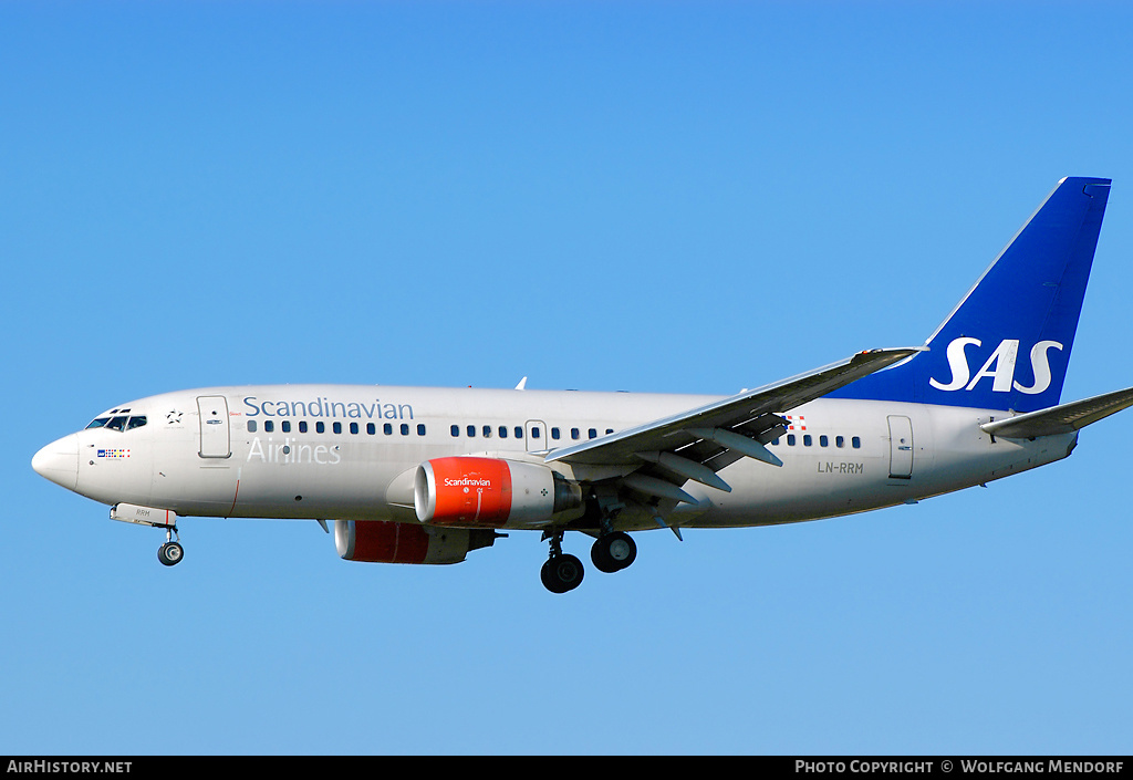 Aircraft Photo of LN-RRM | Boeing 737-783 | Scandinavian Airlines - SAS | AirHistory.net #558118