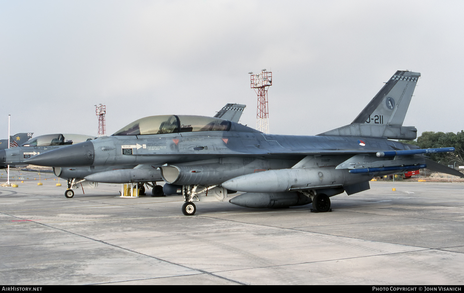 Aircraft Photo of J-211 | General Dynamics F-16BM Fighting Falcon | Netherlands - Air Force | AirHistory.net #558125